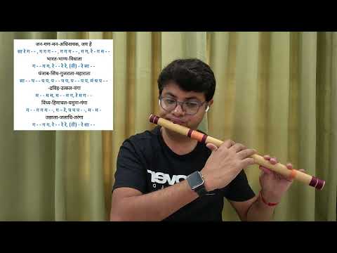Jana Gana Mana Adhinyak | National Antham of India  | Sudh Swara | Flute Tutorial