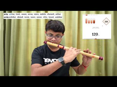 Practice Metronome with flute- Pattern 6 and 7 alankars practice
